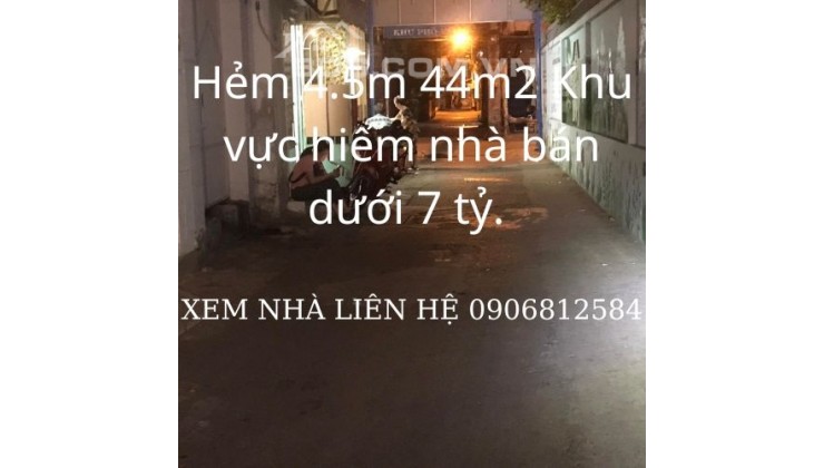 BÁN NHÀ ĐƯỜNG NGUYỄN ĐÌNH CHÍNH PHÚ NHUẬN 44M2 HXH CHỈ 6.3 TỶ.